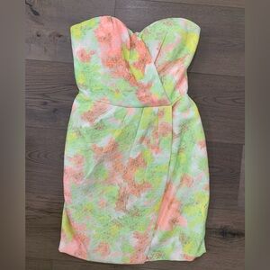 Fable brand boutique strapless minidress, size small, brand new without tags